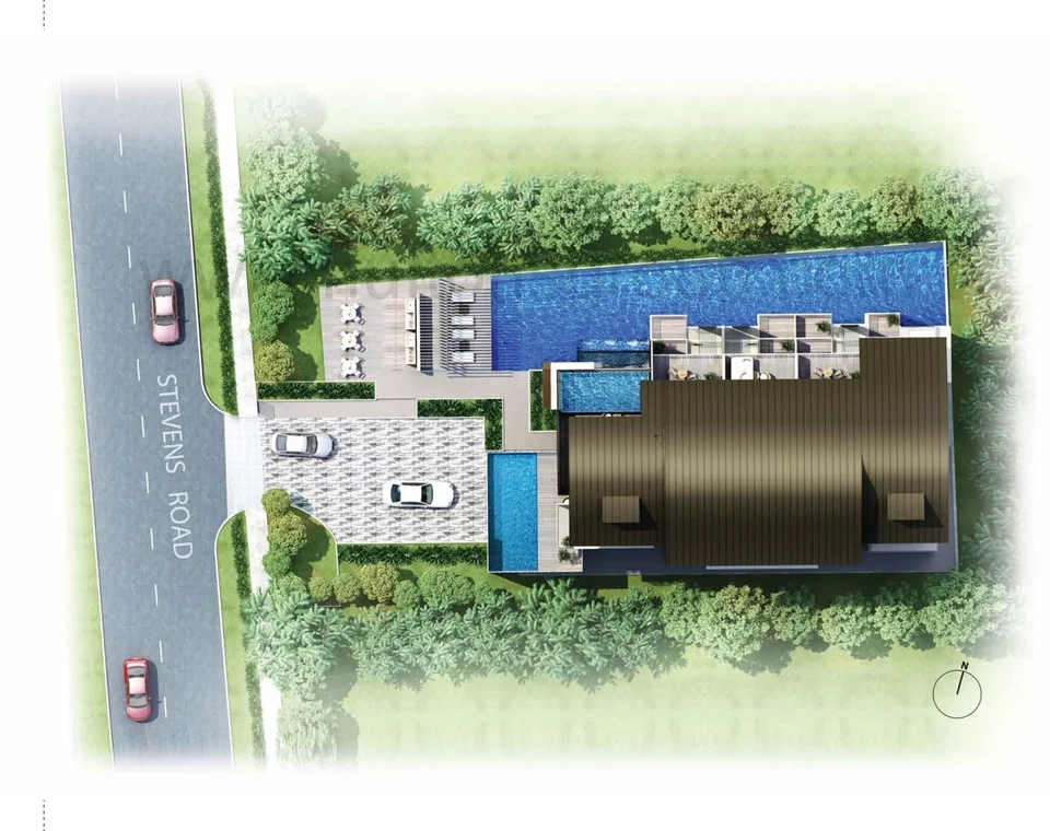 Site plan of Loft @STEVENS in Singapore