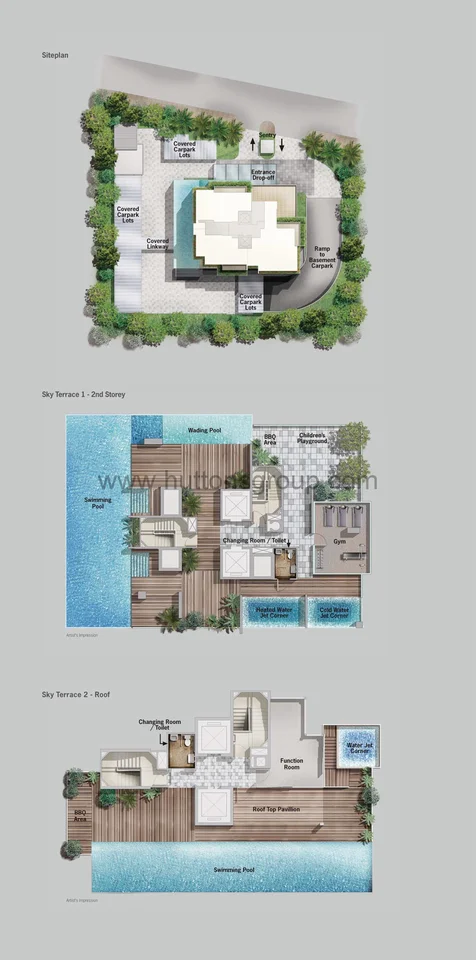 Site plan of Luma in Singapore