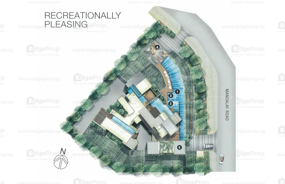 Site plan of M21 in Singapore