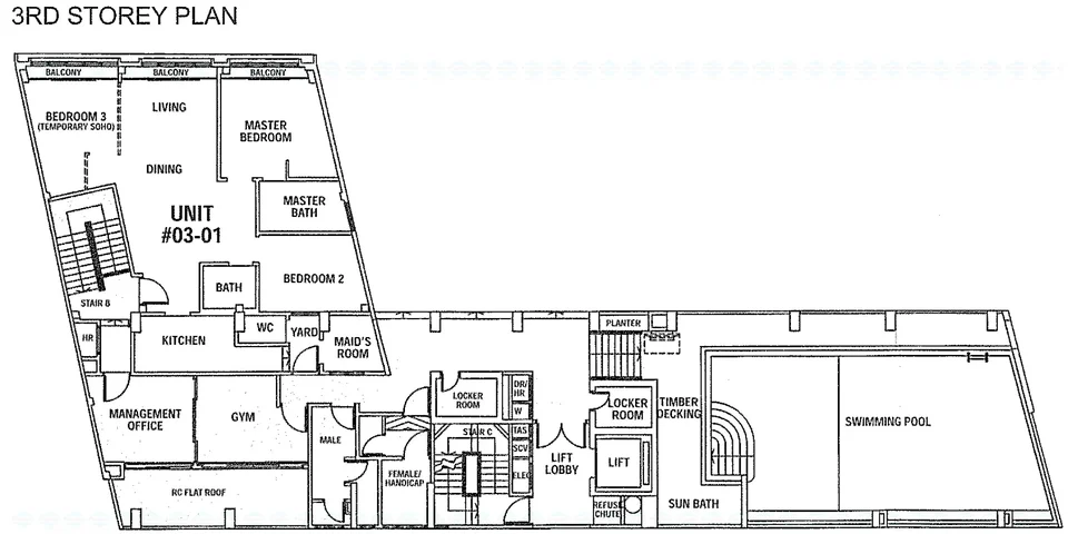 Site plan of Mackenzie Regency in Singapore