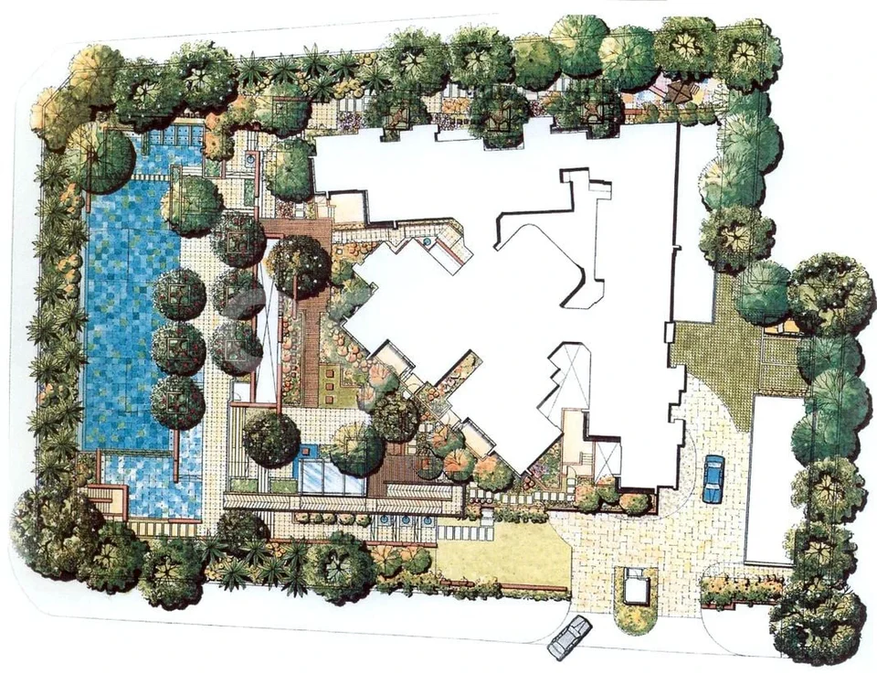 Site plan of Mandale Heights in Singapore