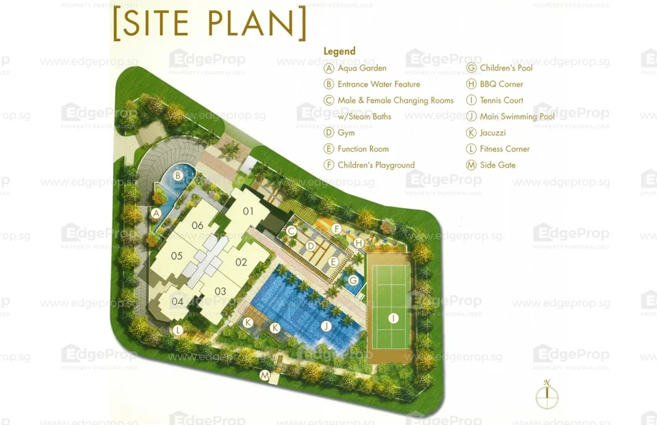 Site plan of Meraprime in Singapore