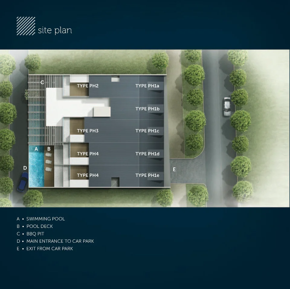 Site plan of Metro Loft in Singapore