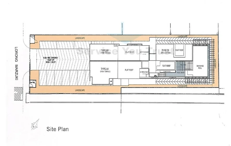 Site plan of Mill Creek in Singapore