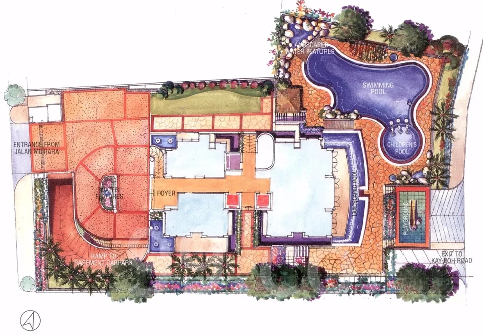 Site plan of Mutiara Crest in Singapore