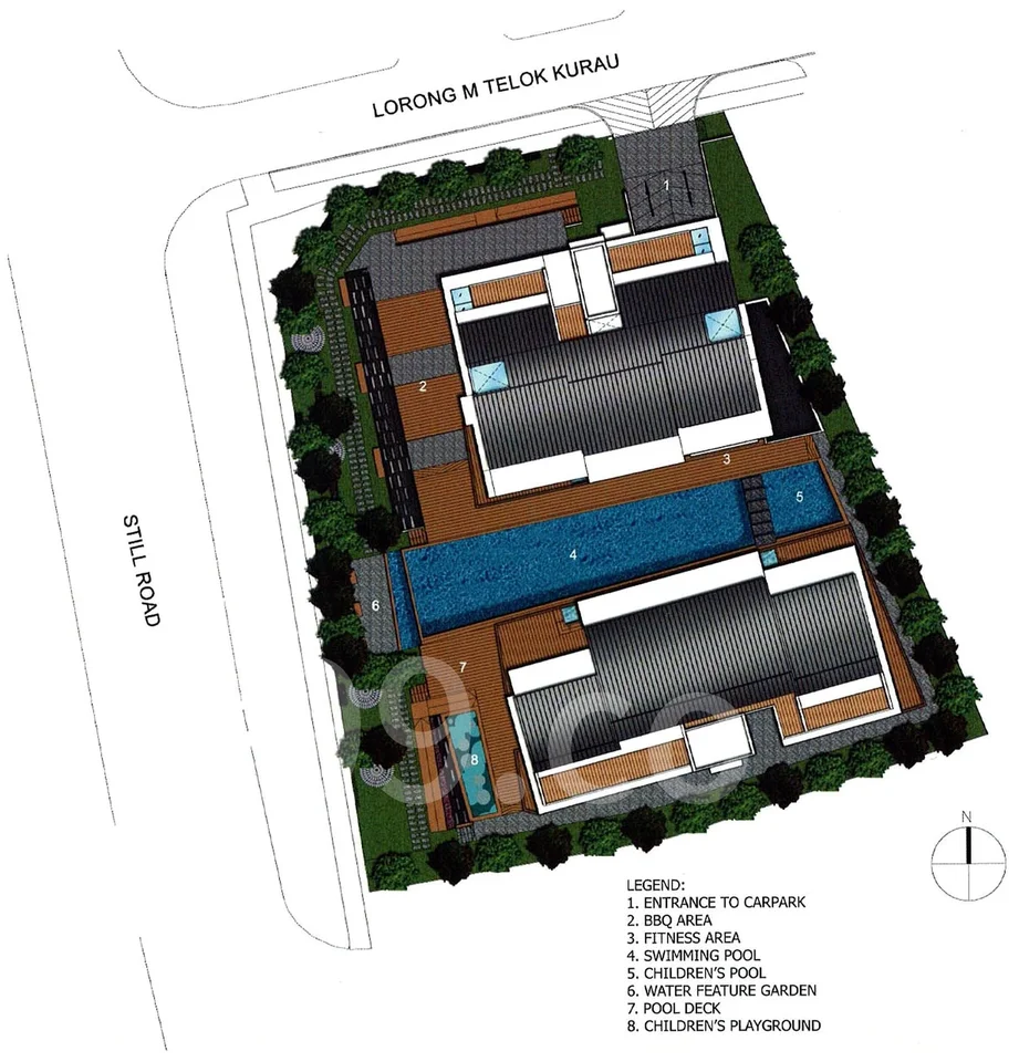 Site plan of Naturalis in Singapore