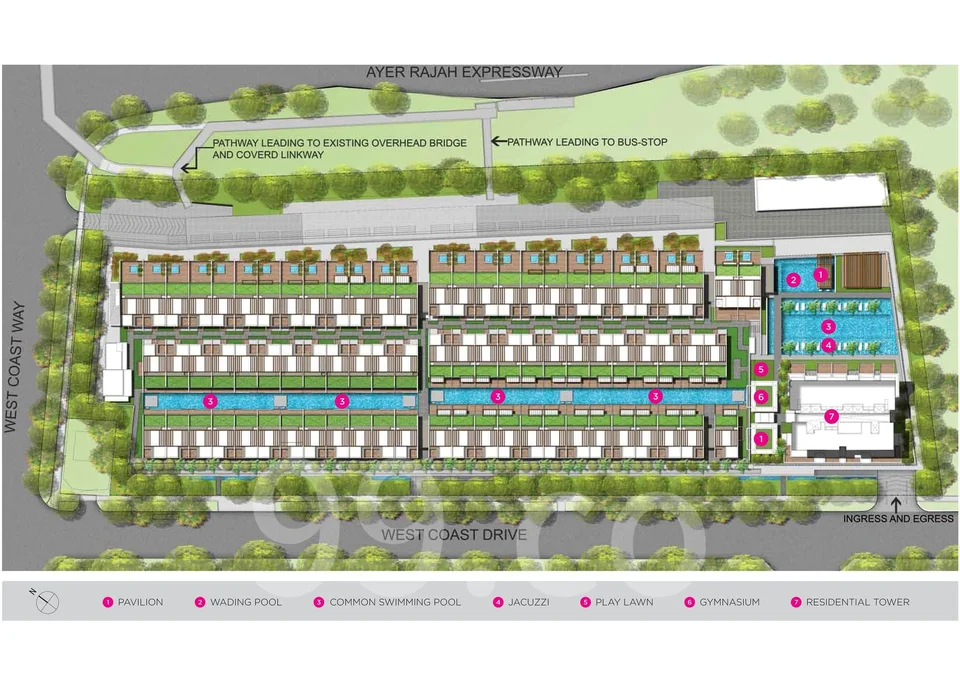 Site plan of Newest in Singapore
