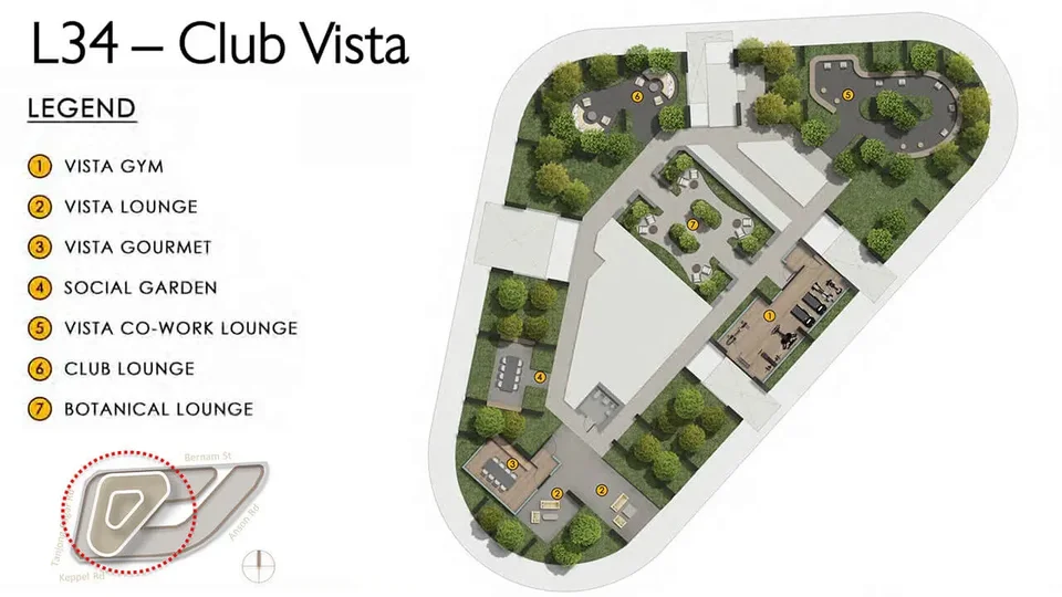Site plan of Newport Residences in Singapore