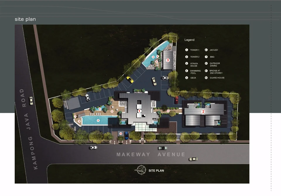 Site plan of Newton Edge in Singapore