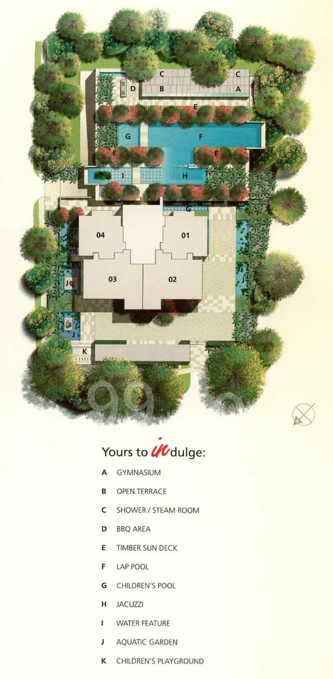 Site plan of Newton Suites in Singapore