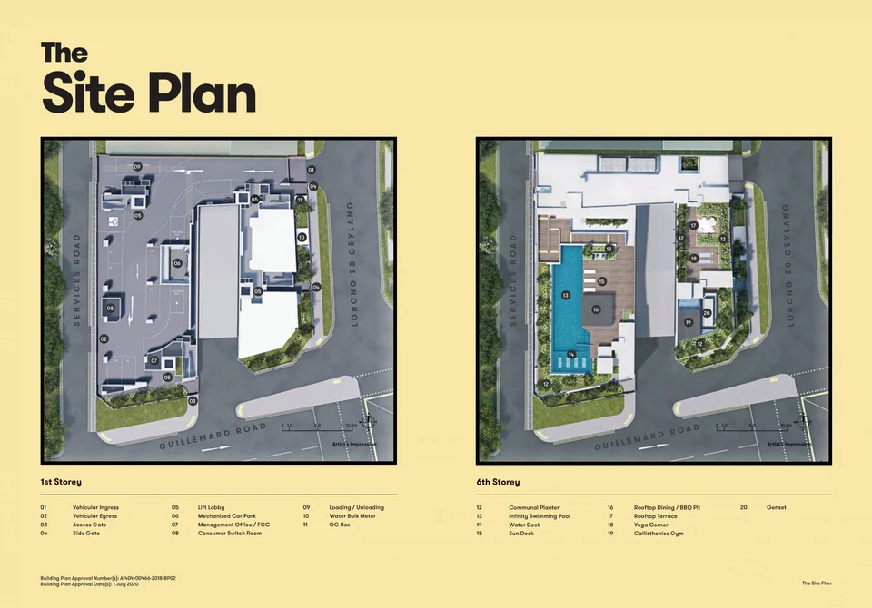 Site plan of Noma in Singapore