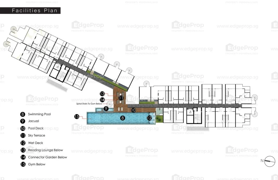 Site plan of Nottinghill Suites in Singapore