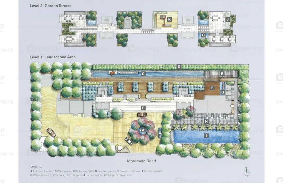 Site plan of Novena Suites in Singapore