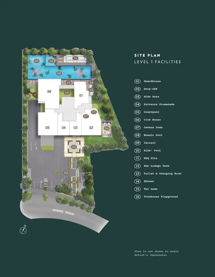 Site plan of Nyon in Singapore