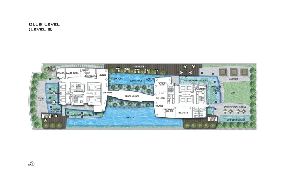 Site plan of One Shenton in Singapore