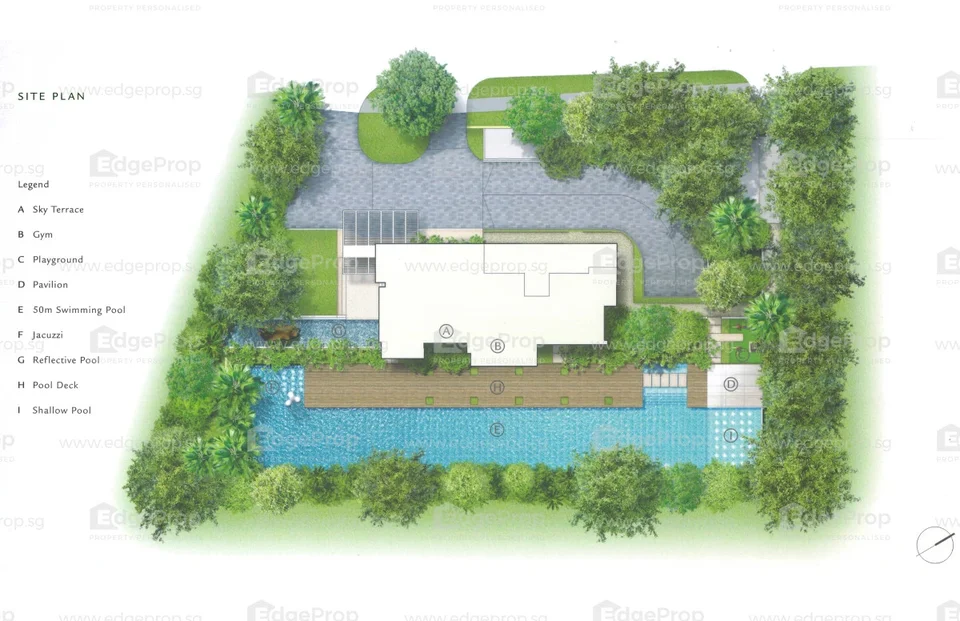 Site plan of Orchard View in Singapore