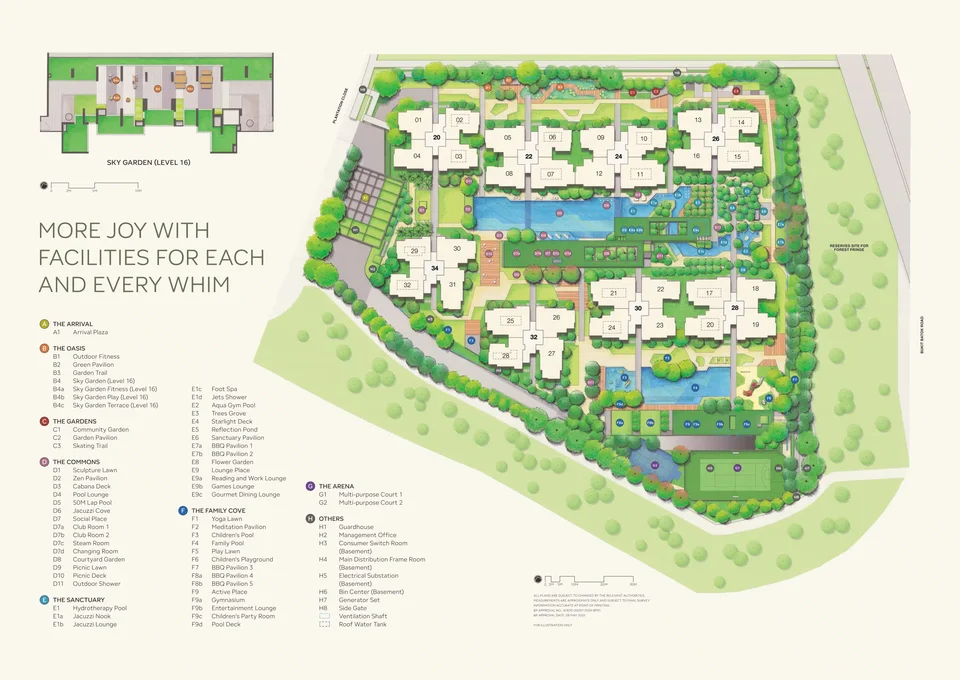 Site plan of Otto Place in Singapore
