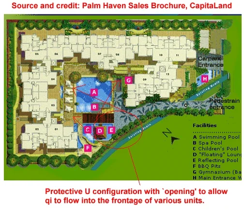 Site plan of Palm Haven in Singapore