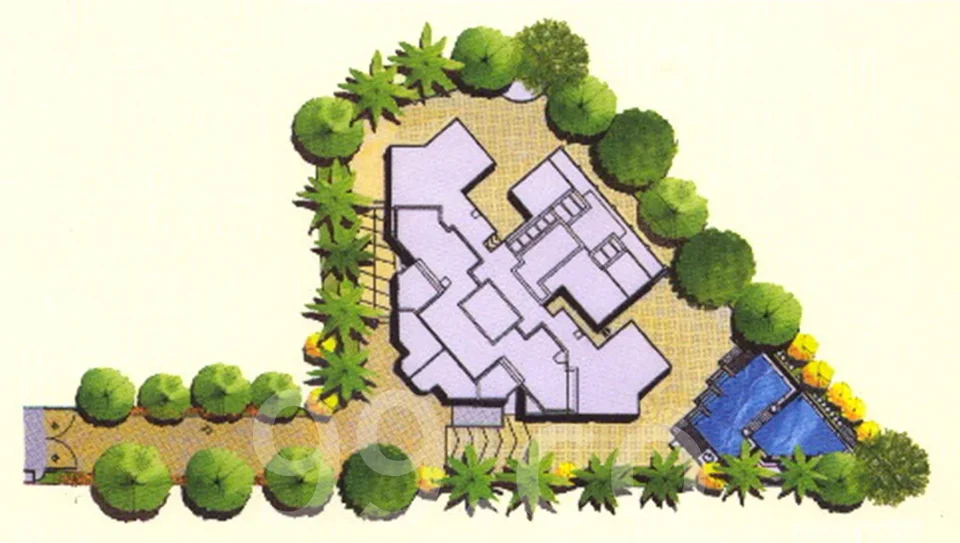 Site plan of Palm Residence in Singapore