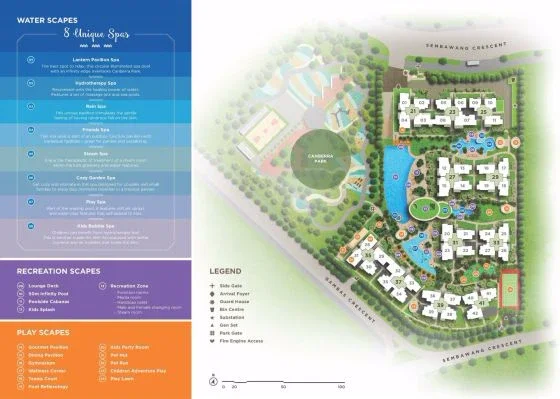 Site plan of Parc Life in Singapore
