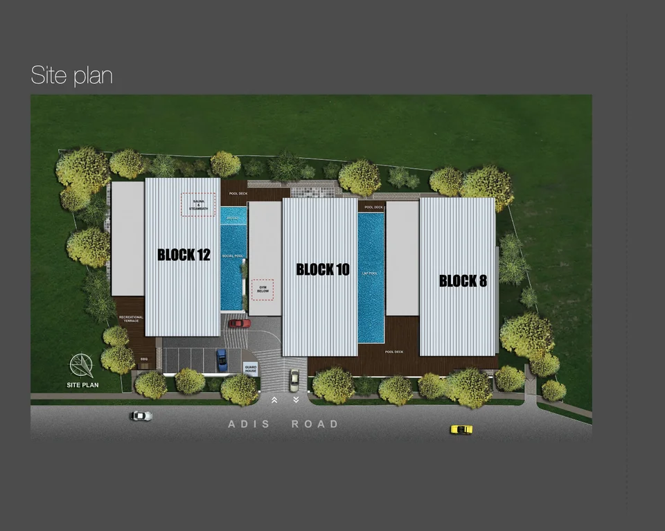 Site plan of Parc Sophia in Singapore