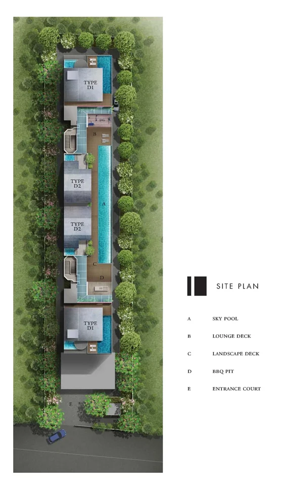 Site plan of Park Residences Kovan in Singapore