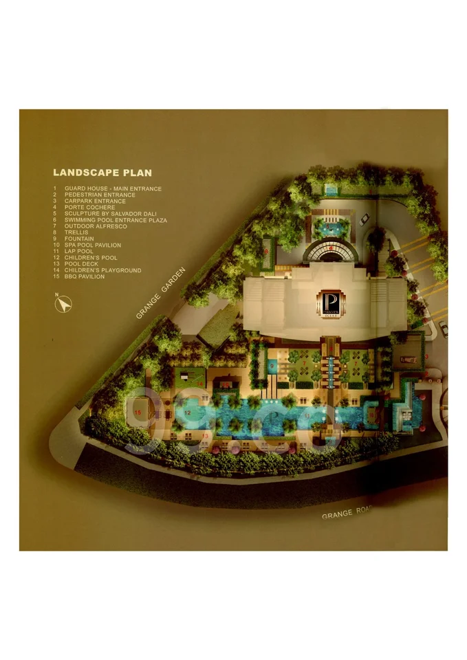 Site plan of Parkview Eclat in Singapore