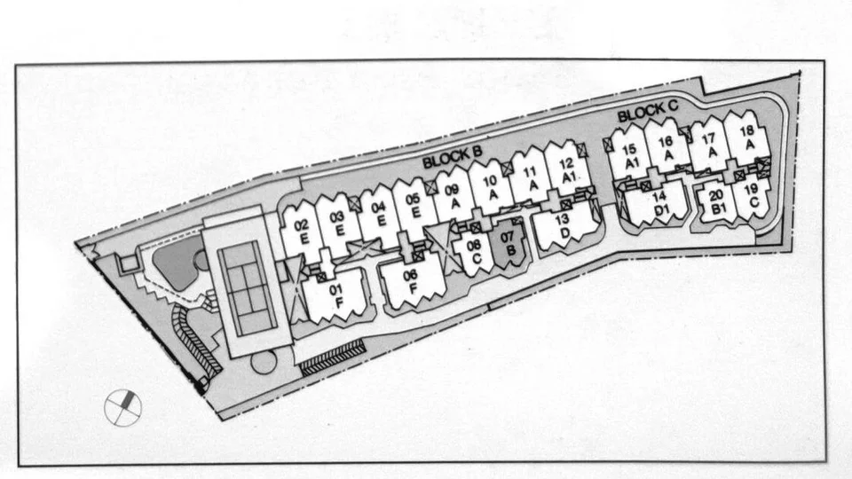 Site plan of Pasir View Park in Singapore