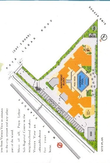 Site plan of Paya Lebar Residences in Singapore