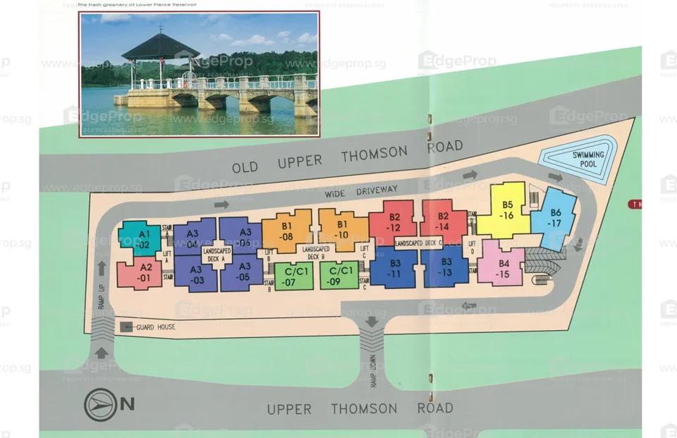 Site plan of Peirce View in Singapore