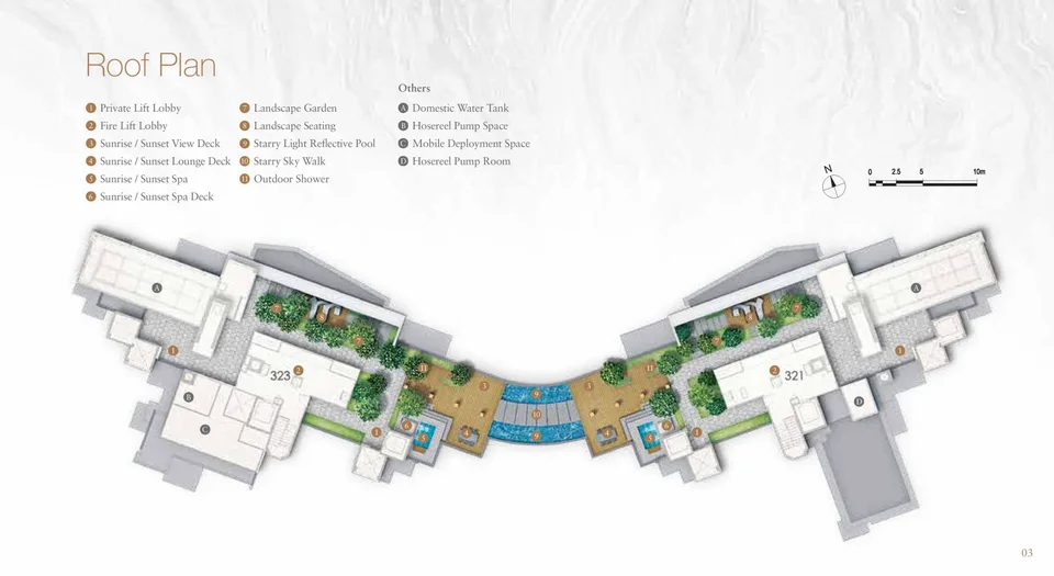 Site plan of Perfect Ten in Singapore