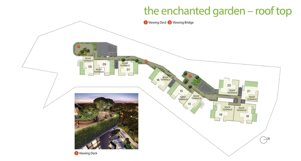 Site plan of Pollen & Bleu in Singapore