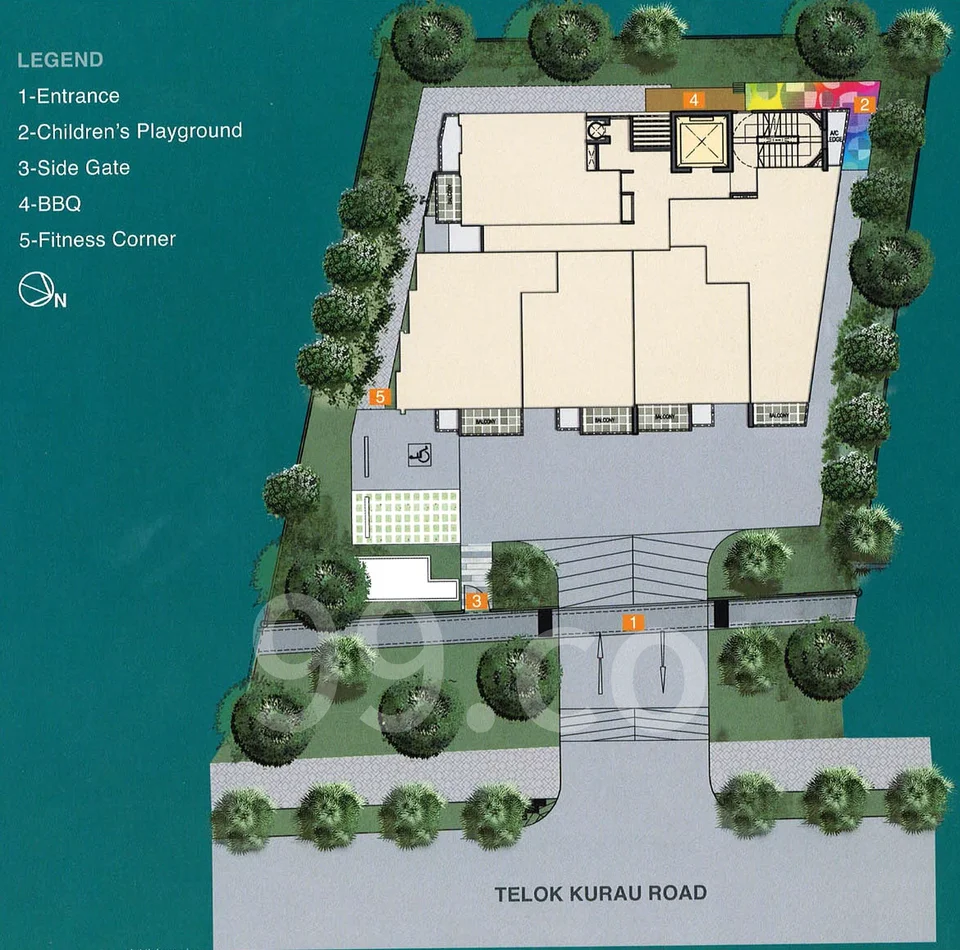 Site plan of Prestige Loft in Singapore