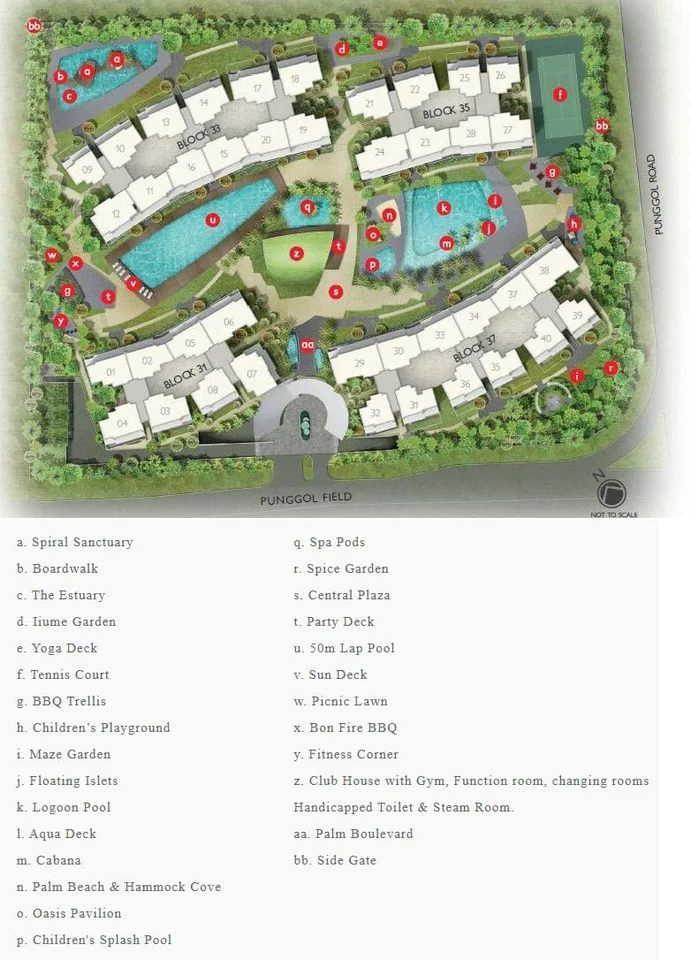 Site plan of Prive in Singapore