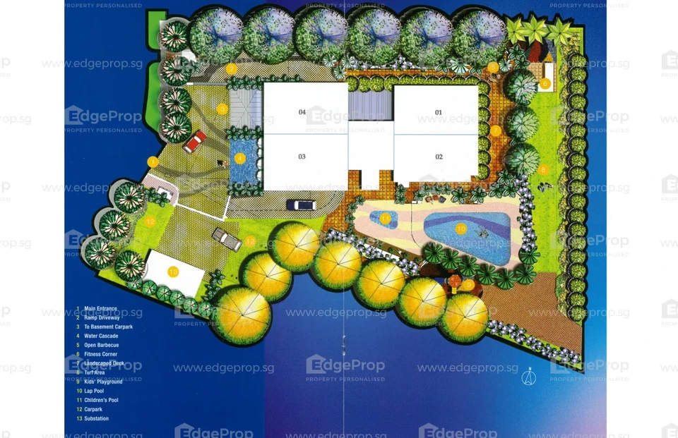 Site plan of Proximo in Singapore