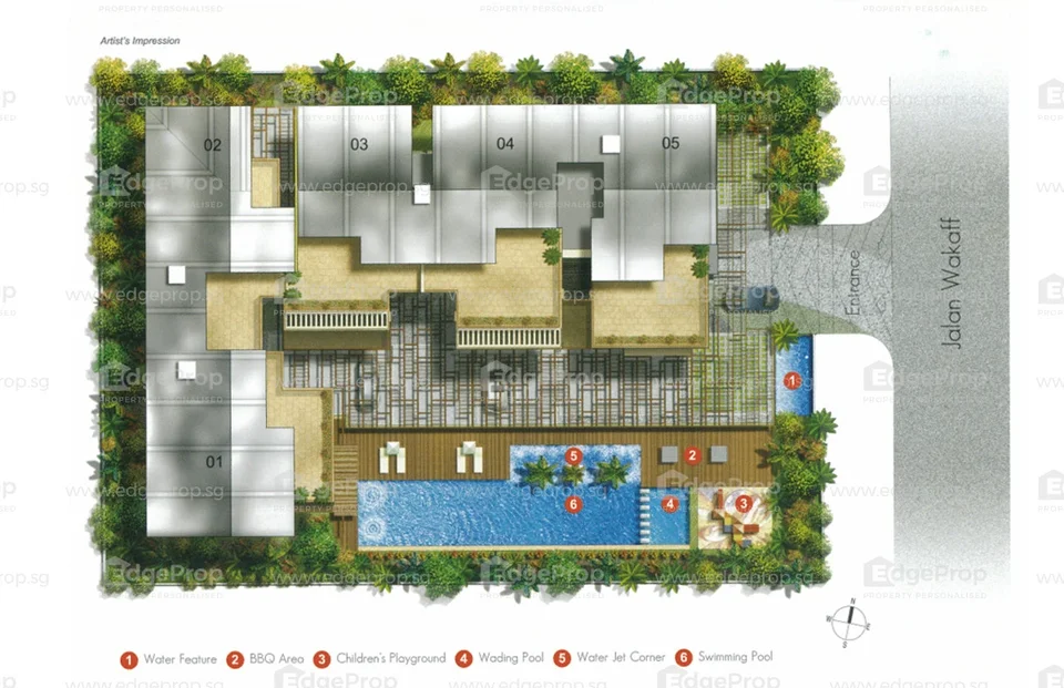 Site plan of Radix in Singapore