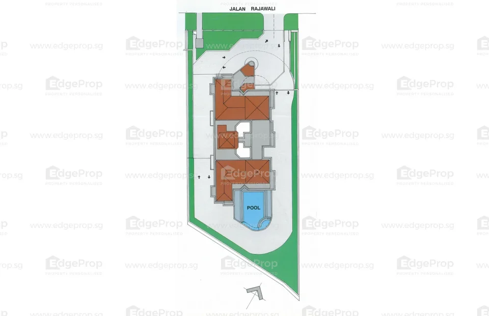 Site plan of Regis Mansions in Singapore