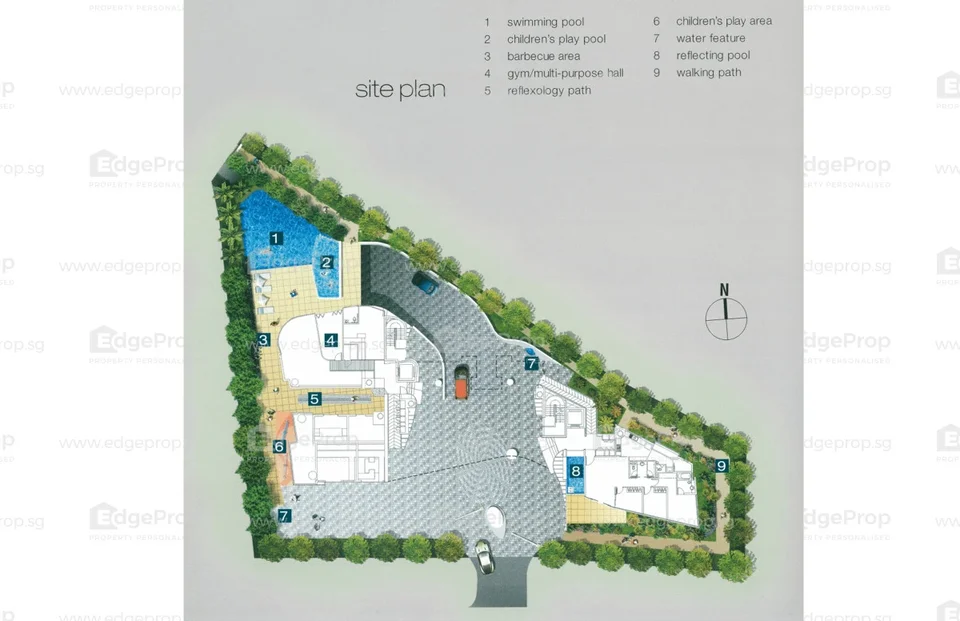 Site plan of Residences At 338A in Singapore