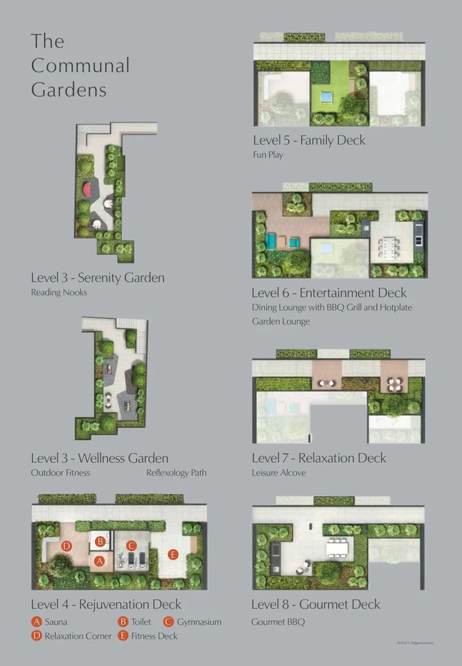 Site plan of Rezi 24 in Singapore