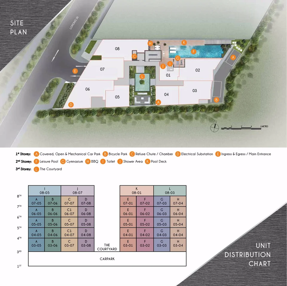 Site plan of Rezi 35 in Singapore