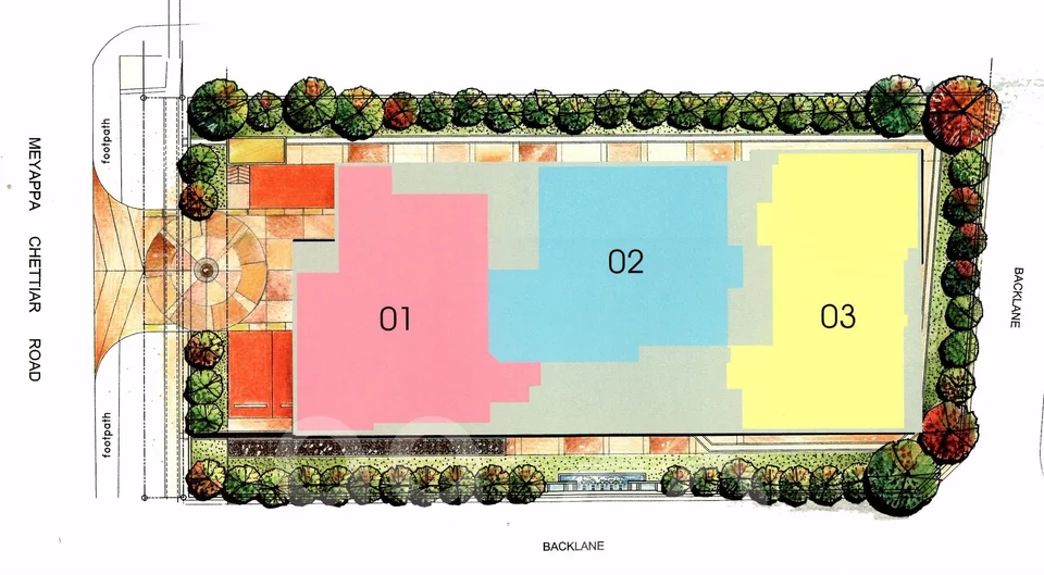 Site plan of Ridge Court in Singapore