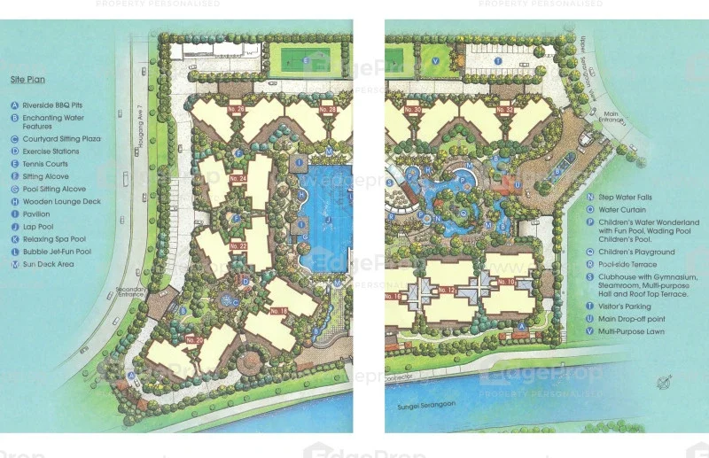 Site plan of Rio Vista in Singapore