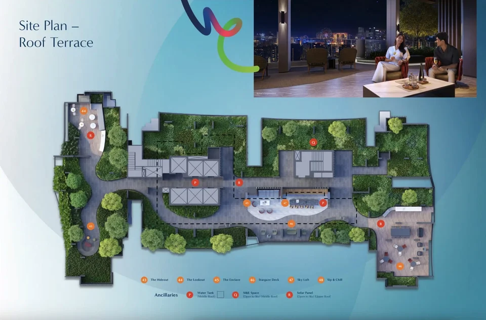 Site plan of River Green in Singapore