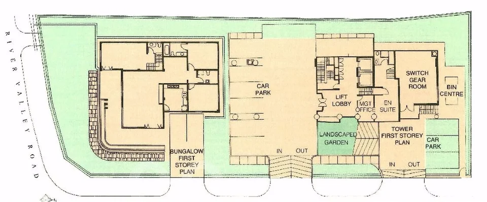 Site plan of River Valley Court in Singapore
