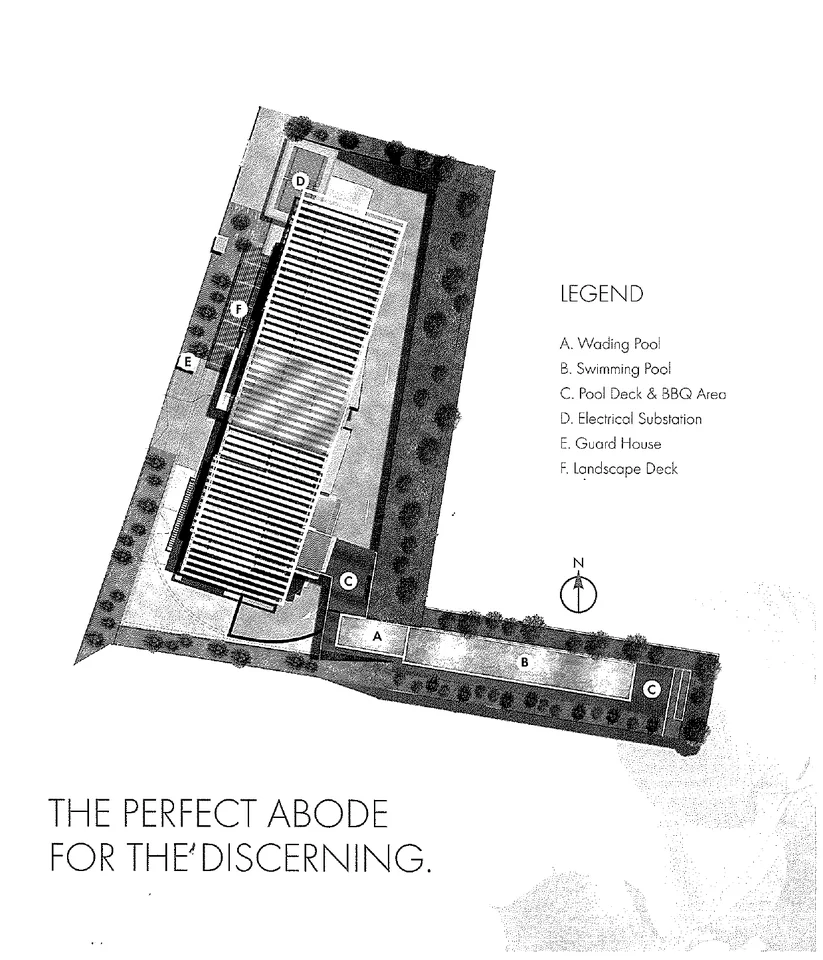 Site plan of Riveria Gardens in Singapore