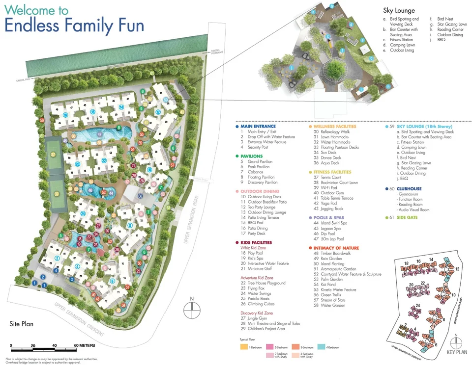 Site plan of Riversails in Singapore