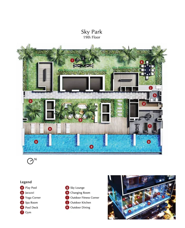 Site plan of Robinson Suites in Singapore