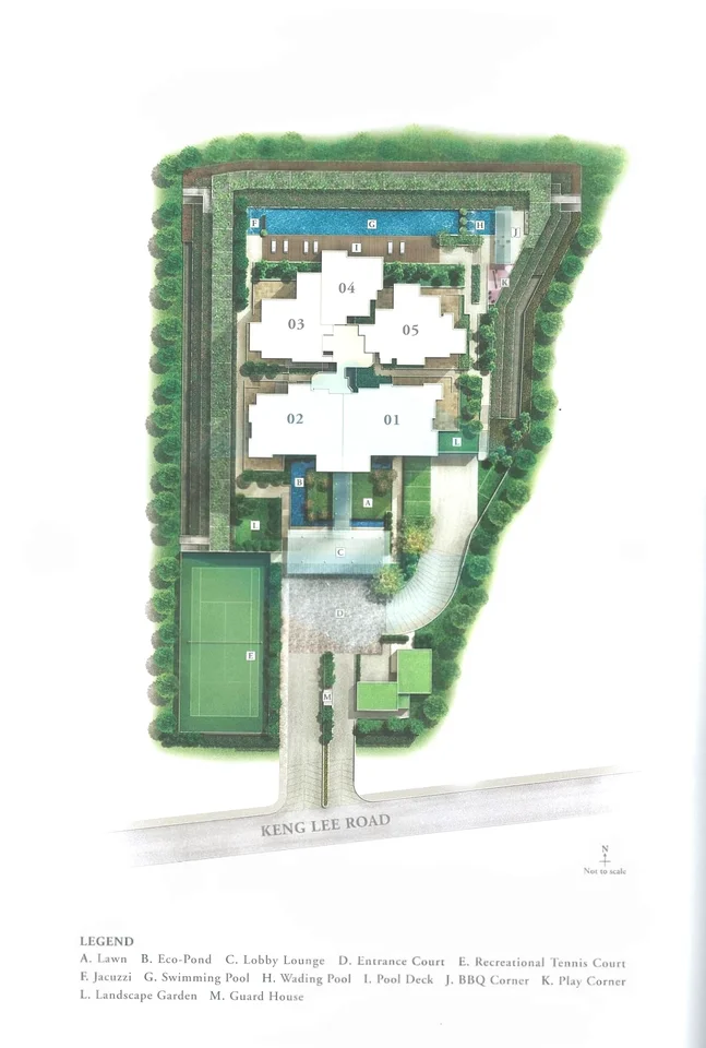 Site plan of Rochelle At Newton in Singapore
