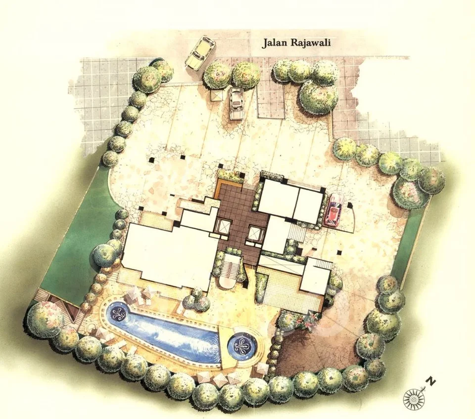 Site plan of Royal Court in Singapore