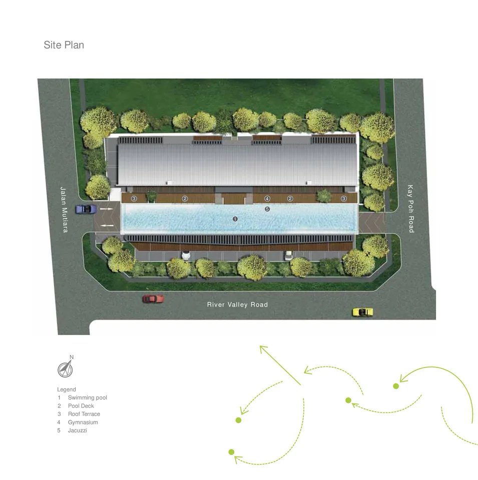 Site plan of Rv Suites in Singapore